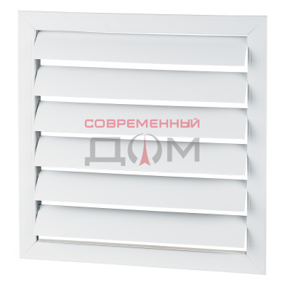 Решетка VENTS ГР 300 х 600 с гравитац жалюзи бел.